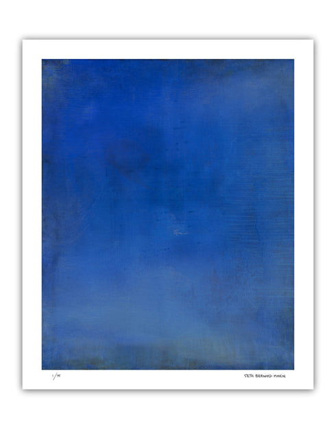 Big Blue is a Limited Edition Print by Seth B. Minkin, with deep blue tones and dynamic composition, offering a striking visual experience.