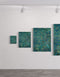 BLUE GREEN SARDINES | framed giclee on canvas print