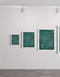 Blue Green Sardines is a Limited Edition Print by Seth B. Minkin with deep blues, emerald greens, and gold accents, vividly capturing each individual scale of each sardine in intricate detail.