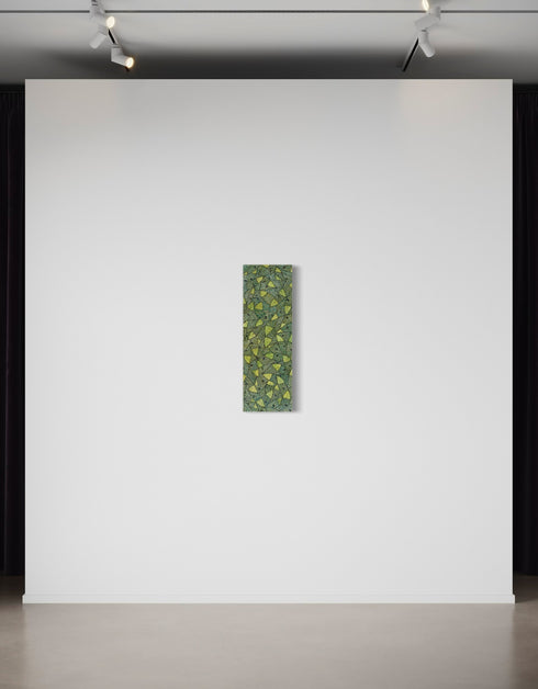 GREEN GOLD SARDINES | framed giclee on canvas print