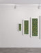 Green Gold Sardines is a Limited Edition Print by Seth B. Minkin, with bold lime green and gold hues, highlighting sardines' dynamic colors and playful composition.