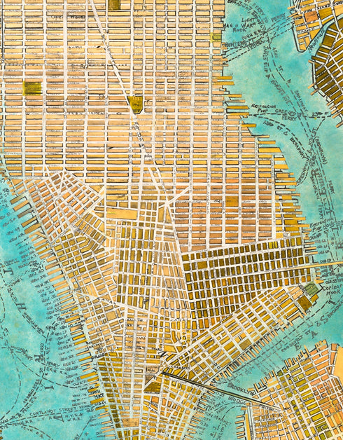MANHATTAN MAP | limited edition print
