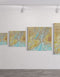 NEW YORK HARBOR NAUTICAL CHART | framed giclee on canvas print