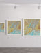 New York Harbor Nautical Chart is a Limited Edition Print by Seth B. Minkin, with intricate line work and rich colors, showcasing New York Harbor's detailed layout.