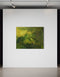 48"x60" painting with earthy tones and vibrant gold, depicting life's layered complexity and growth beneath the surface.