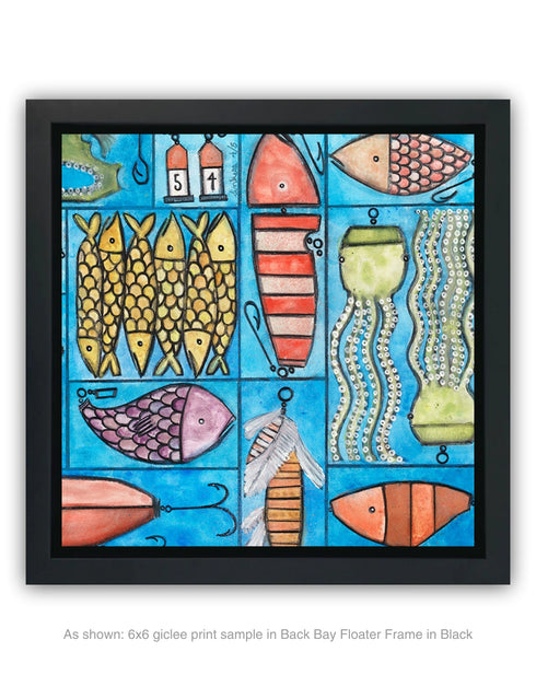 TACKLE BOX | framed giclee on canvas print