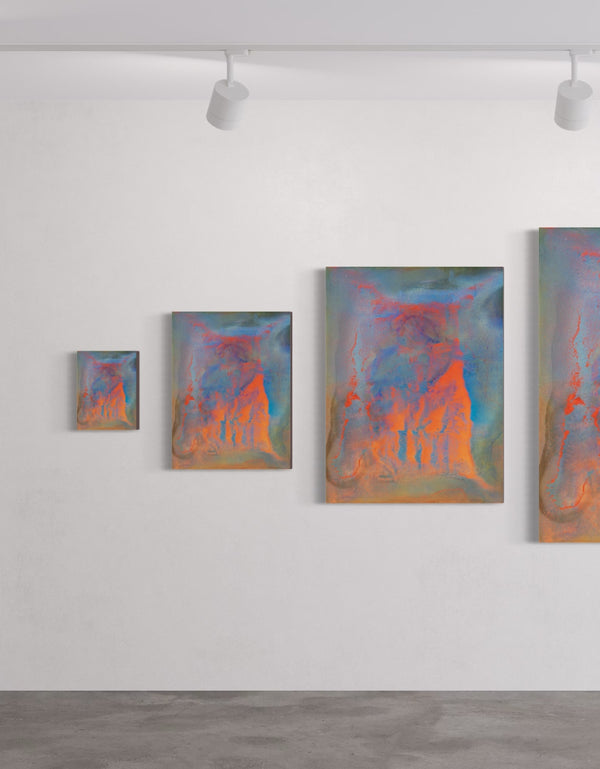 THE FOUR ELEMENTS | framed giclee on canvas print