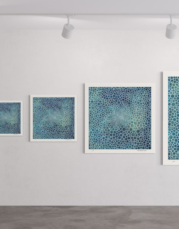 WHITE CIRCLES DEEP OCEAN | limited edition print