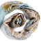 Gold Manhattan large oblong modal cashmere scarf by Seth B. Minkin