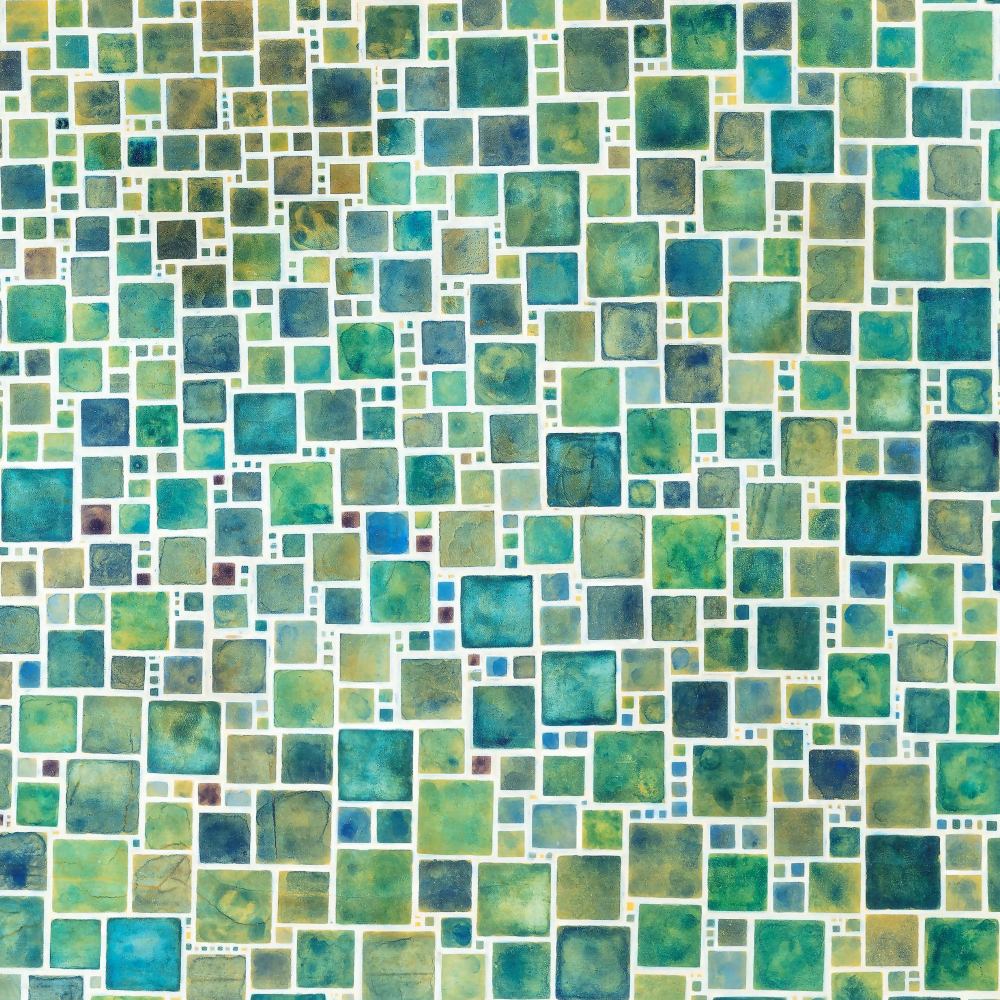 White Squares Square limited edition print by Seth B. Minkin