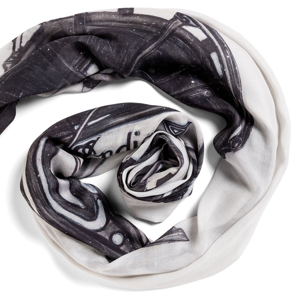 motorcycle silk scarf