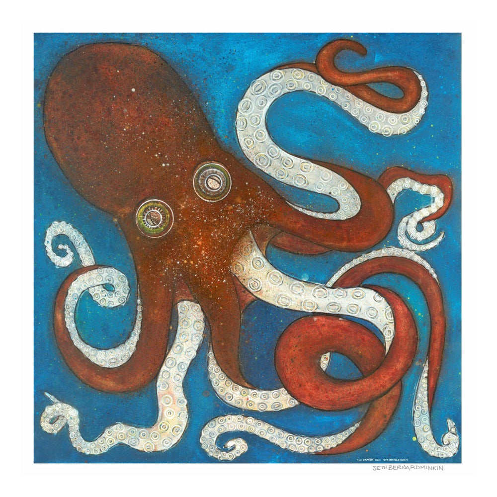 Kracken 2010 limited edition print by Seth B. Minkin