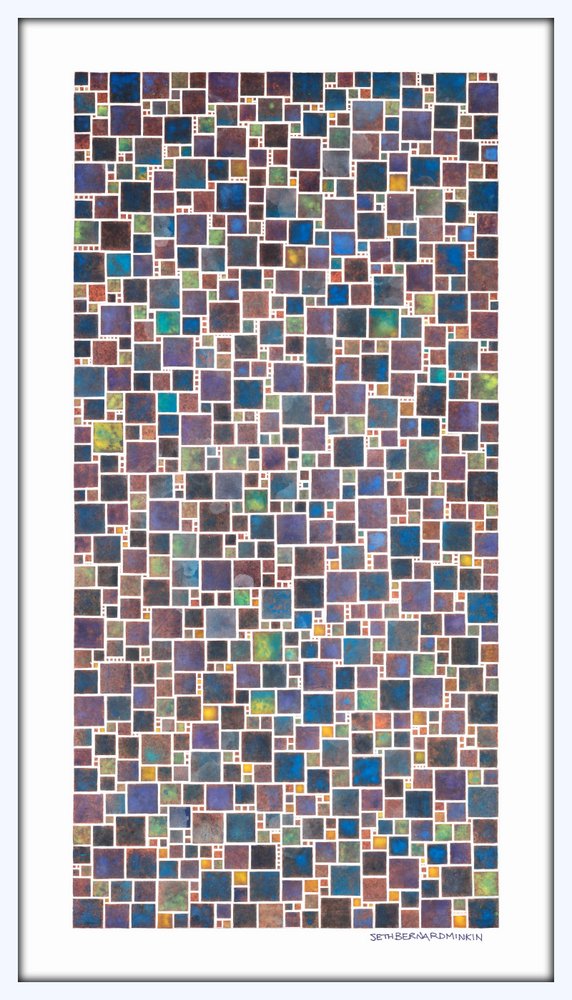 White Squares limited edition print by Seth B. Minkin