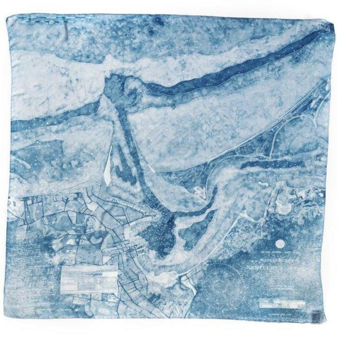 [nantucket harbor] [square scarf] - Seth B. Minkin