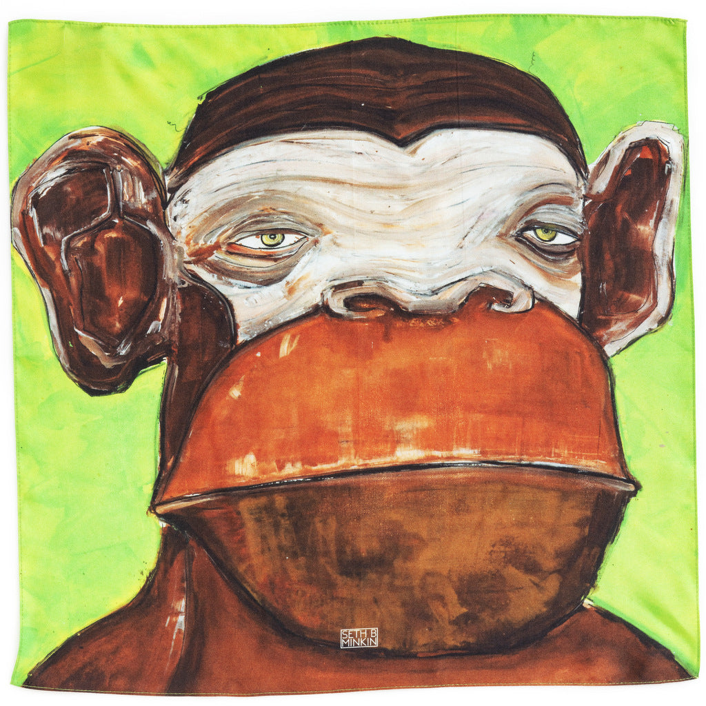 [monkey head]  [silk square] - Seth B. Minkin