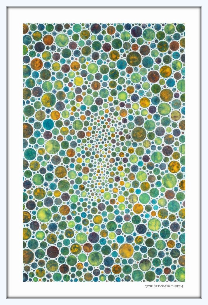 White Circles III limited edition print by Seth B Minkin