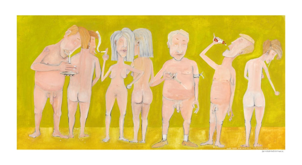 Naked People Doing Drugs limited edition print by Seth B. Minkin