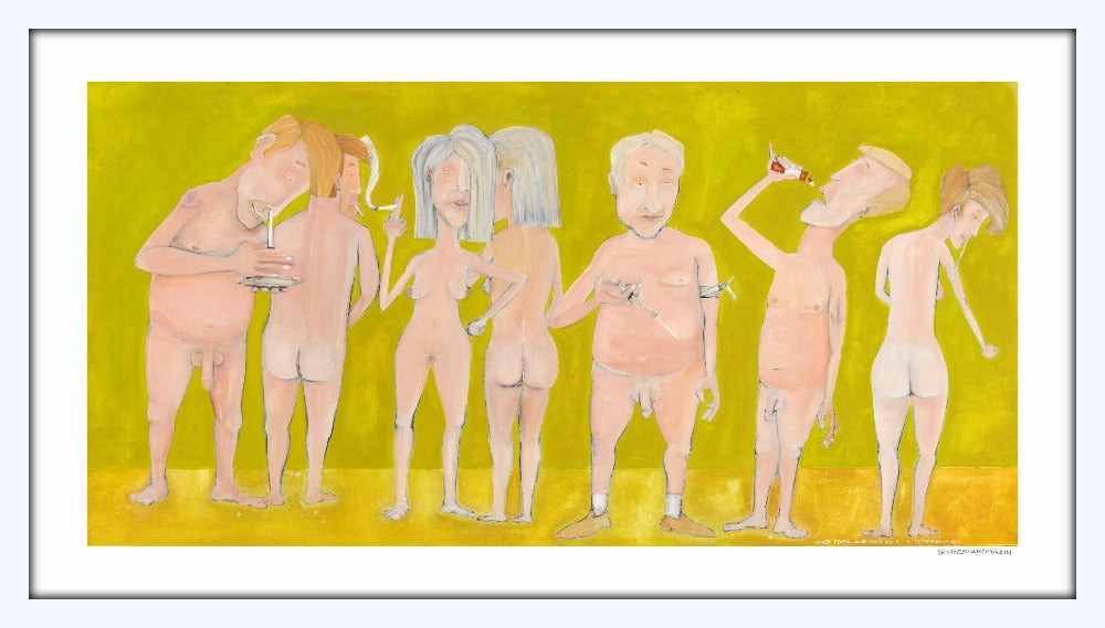 Naked People Doing Drugs limited edition print by Seth B. Minkin